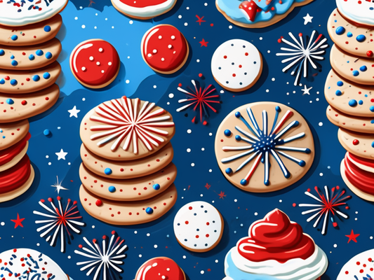Delicious July 4th Celebration Cookies