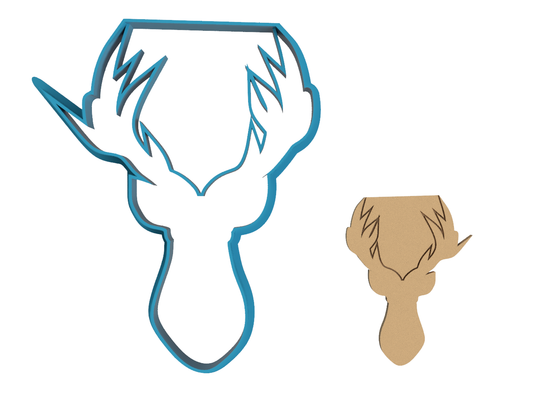 Buck Outline - Cookie Cutter / Sugar Cookie / Fondant / Clay (0088)