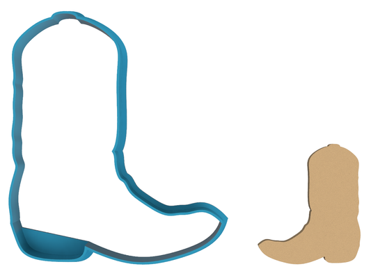 Cowboy Boot - Cookie Cutter / Sugar Cookie / Fondant / Clay (1355)