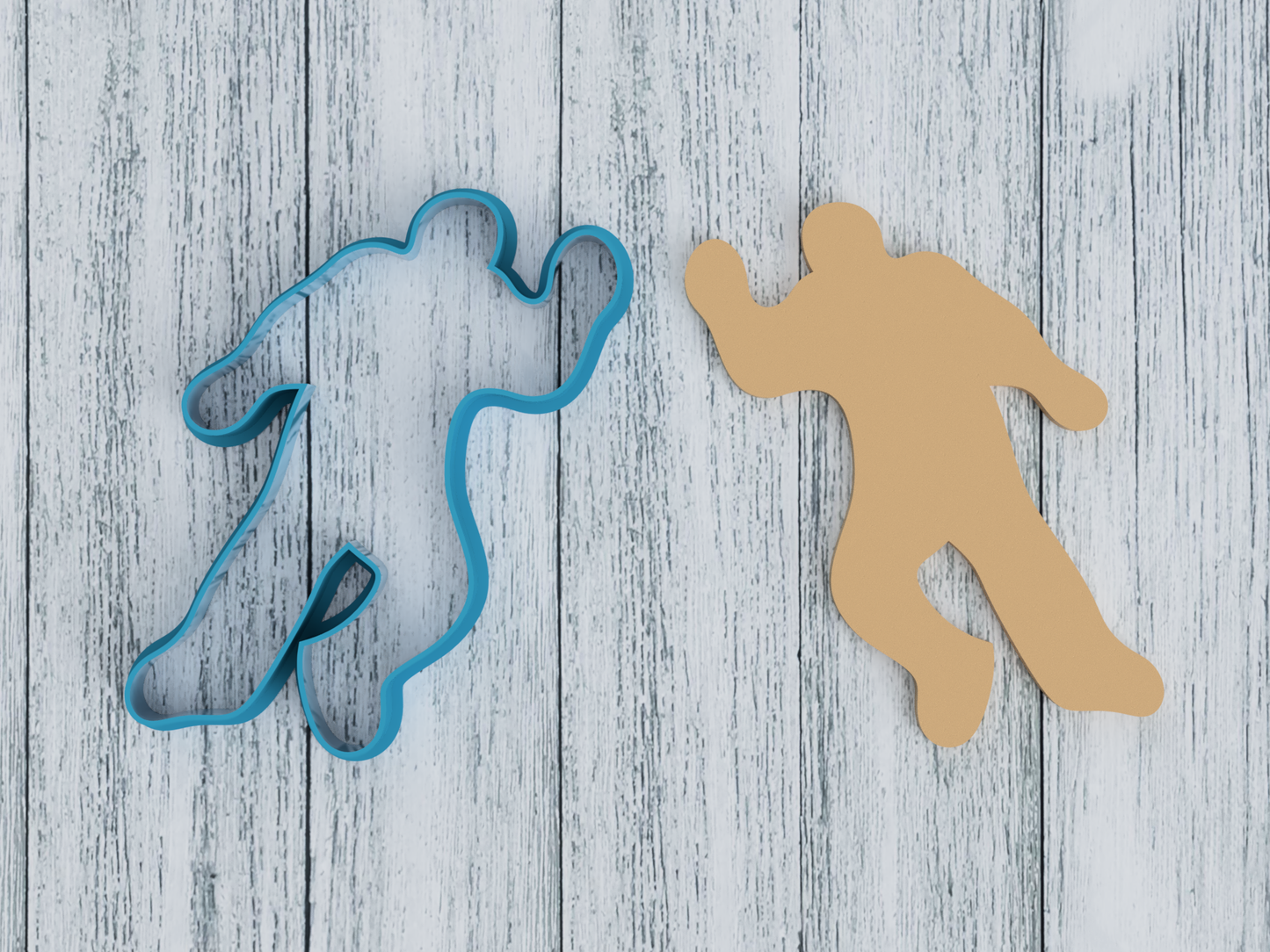 Crime Scene Outline - Cookie Cutter / Sugar Cookie / Fondant / Clay (1052)