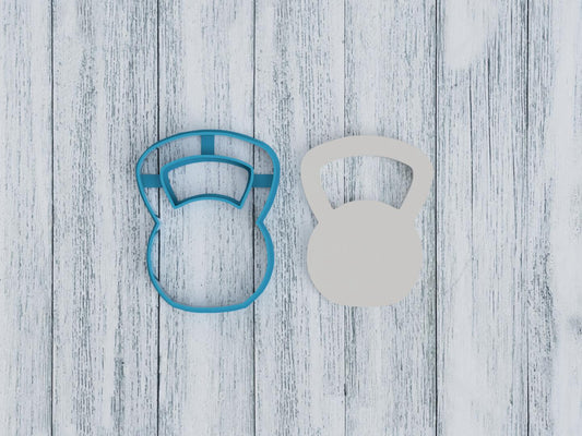 Kettlebell Cookie Cutter / Sugar Cookie / Fondant / Clay (1214)