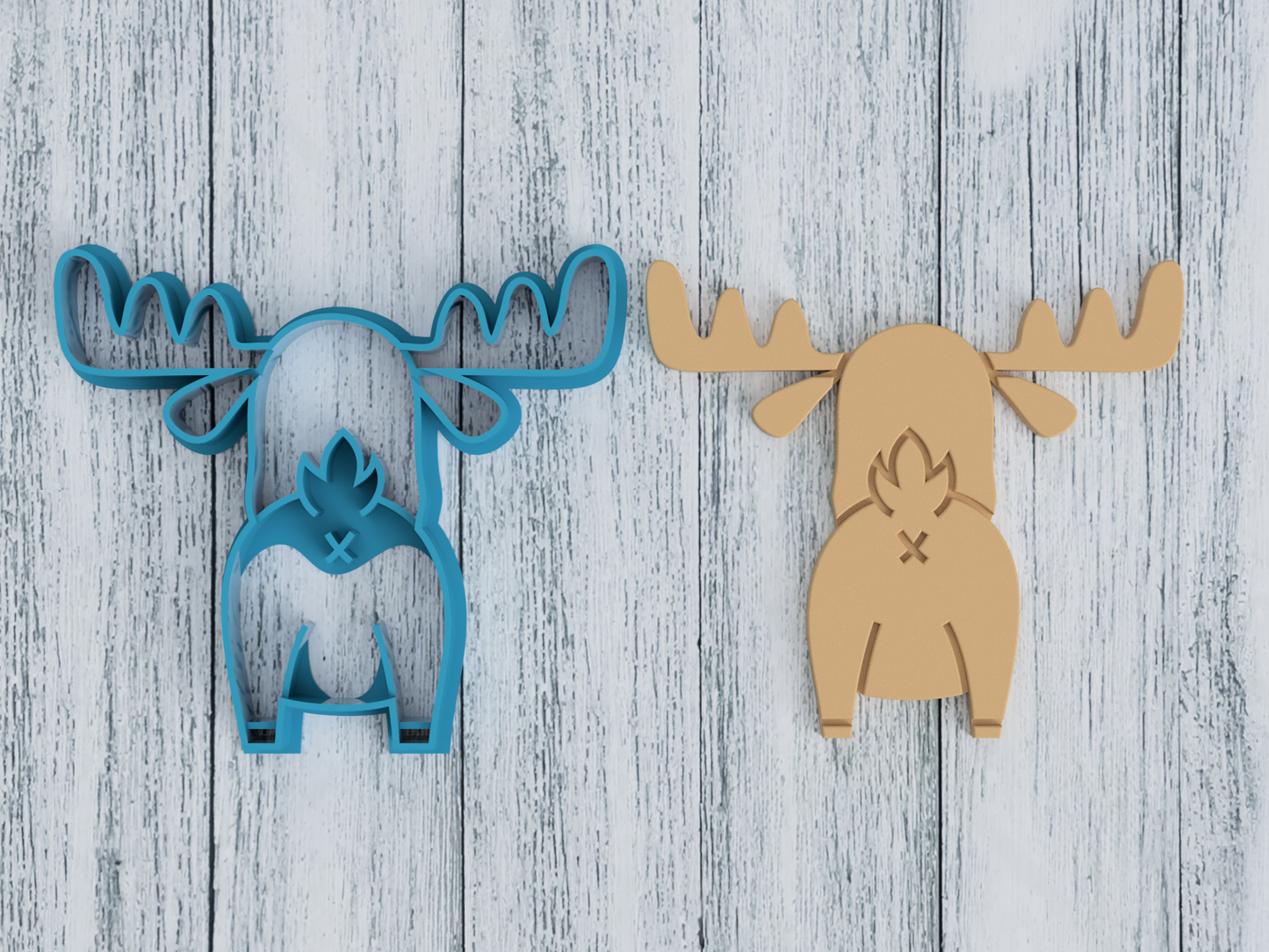 Moose Butt - Cookie Cutter / Sugar Cookie / Fondant / Clay (0152)