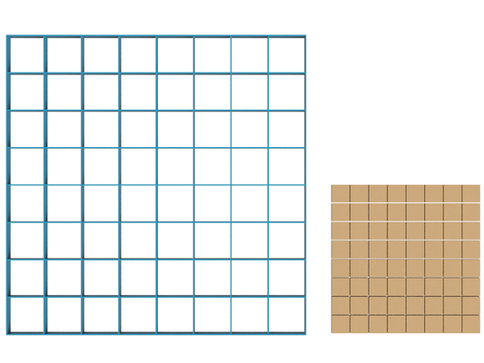 Multi Squares - Cookie Cutter / Sugar Cookie / Fondant / Clay (1434)