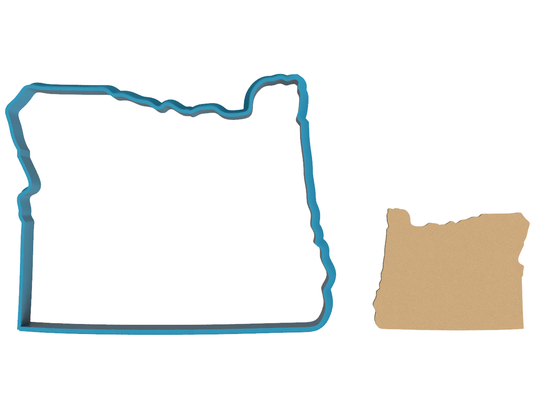 Oregon State Outline - Cookie Cutter / Sugar Cookie / Fondant / Clay (1103)