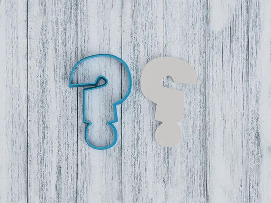 Question Mark Outline Cookie Cutter / Sugar Cookie / Fondant / Clay (1276)