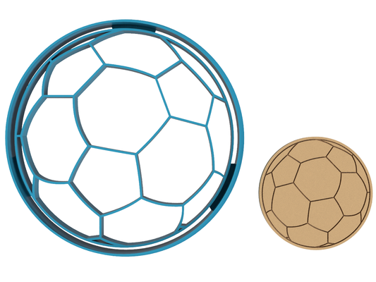 Soccer Ball - Cookie Cutter / Sugar Cookie / Fondant / Clay (1019)