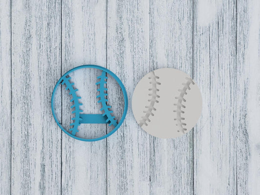 Softball Cookie Cutter / Sugar Cookie / Fondant / Clay (1278)