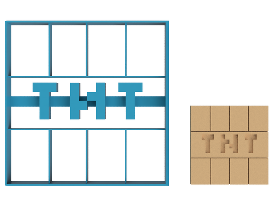 TNT Block - Gaming - Cookie Cutter / Sugar Cookie / Fondant / Clay (1114)