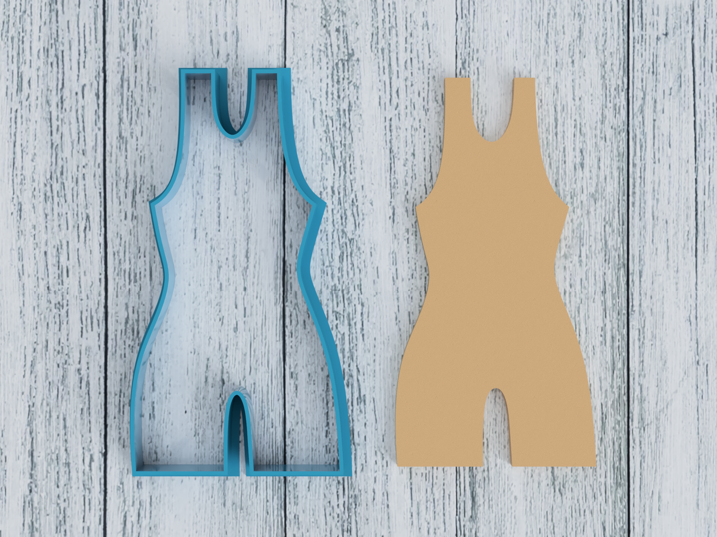 Wrestling Singlet Uniform - Cookie Cutter / Sugar Cookie / Fondant / Clay (1249)