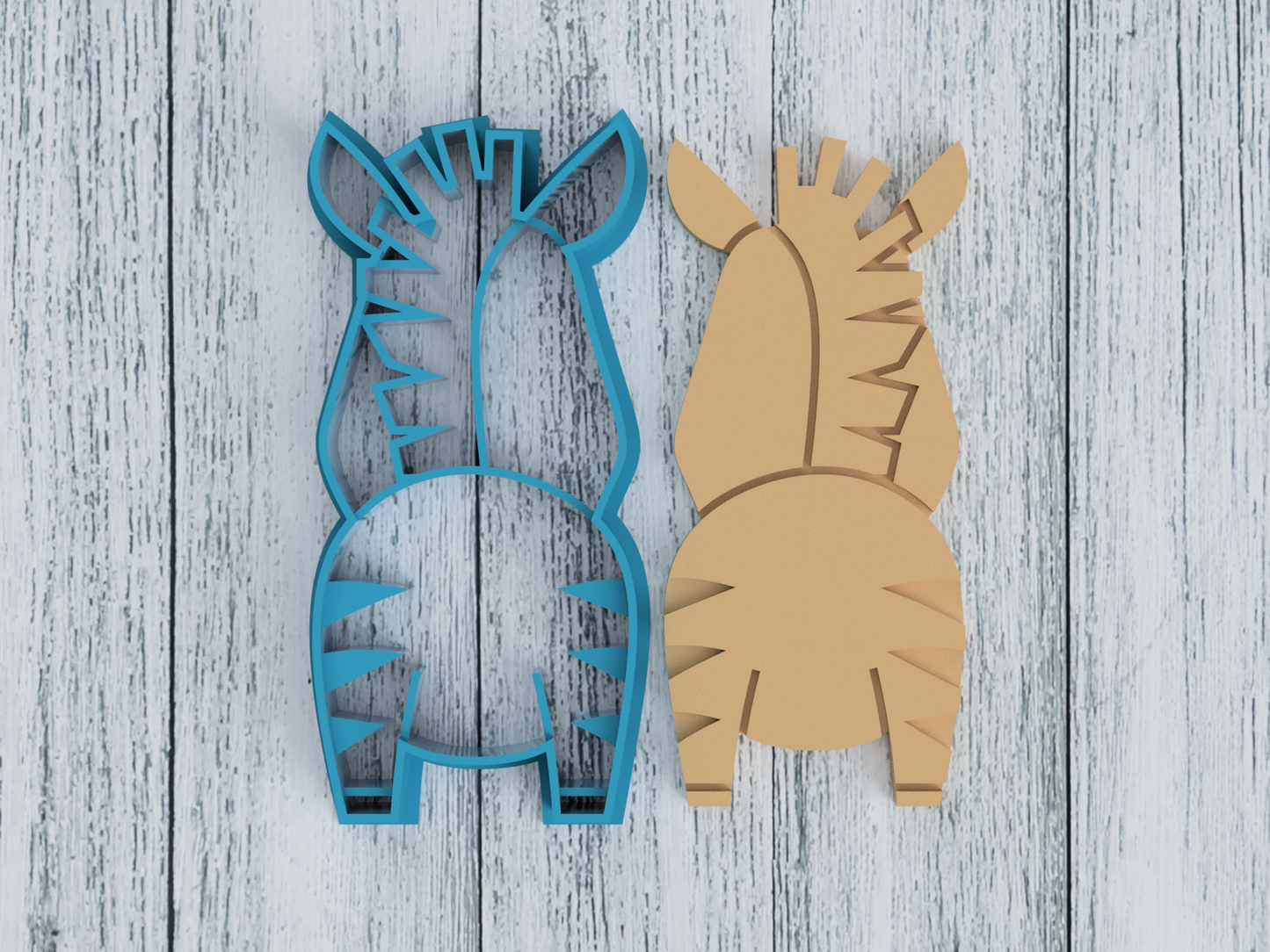 Zebra Butt - Cookie Cutter / Sugar Cookie / Fondant / Clay (0160)